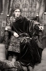 Harry Brodribb Irving 1870-1913, englischer Schauspieler, frühes 20. Jahrhundert