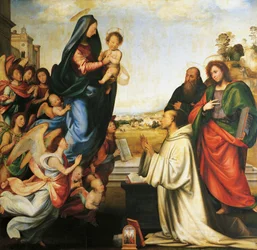 Erscheinung der Jungfrau Maria vor St. Bernhard