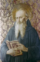 Fra Angelicos Fresken, die St. Johannes für die private Kapelle von Papst Nikolaus V. im Vatikan darstellen (um 1448-9)