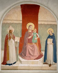 Madonna mit Kind und zwei Heiligen
