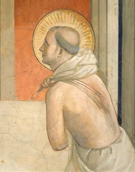 Christus an der Säule, Jungfrau und Figur eines reuigen Dominikanerheiligen