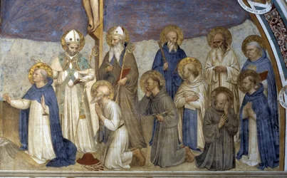 Kreuzigung mit Heiligen (Detail)