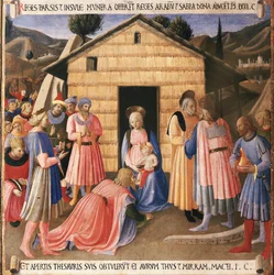 Leben Christi: die Anbetung der Weisen, Armadio degli Argenti.