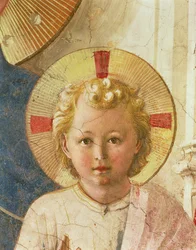 Detail des Christuskindes aus der Madonna delle Ombre
