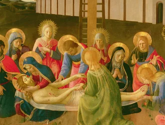 Beweinung Christi, 1436-41 (Detail)