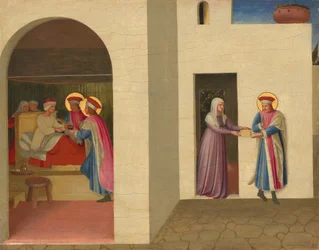 Die Heilung der Palladia durch die Heiligen Cosmas und Damian, um 1438-1440