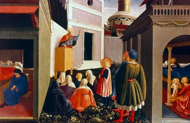 Die Berufung des Heiligen Nikolaus, 1437