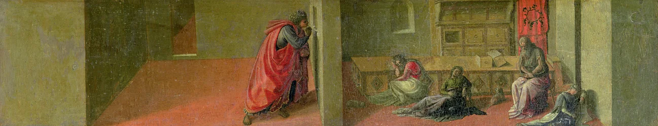 St. Nikolaus beschenkt drei verarmte Mädchen mit seinem Erbe (in der Martelli-Kapelle)