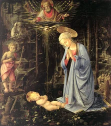 Die Anbetung im Walde, 1459