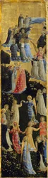 Das Jüngste Gericht Flügelaltar, linkes Panel, frühes 15. Jahrhundert
