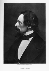 Charles Dickens, englischer Schriftsteller, ca. 1860er Jahre