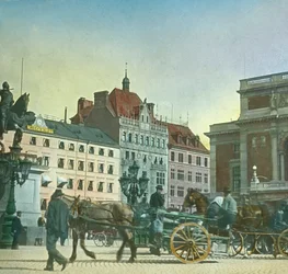 Gustav-Adolfs-Platz, Stockholm, Schweden, spätes 19. - frühes 20. Jahrhundert