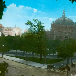 Das Nationaltheater, Christiania, Oslo, Norwegen, spätes 19. - frühes 20. Jahrhundert