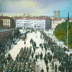 Blick vom Palast, Stockholm, Schweden, spätes 19. - frühes 20. Jahrhundert