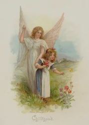 Kindheit (Chromolithographie)