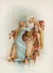 Shakespeares König Lear und Cordelia