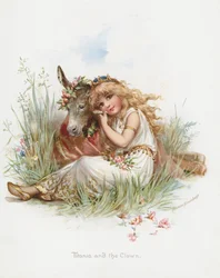 Titania und der Clown (Chromolitho)