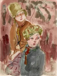 Junge und Mädchen