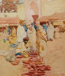 Töpfermarkt in Tanger