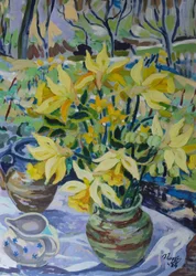 Erste Narzissen, 2024