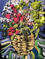 Art-déco-Blumen