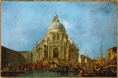 Der Doge begibt sich nach La Salute am 21. November, dem Tag der Erinnerung an das Ende der Pest von 1630