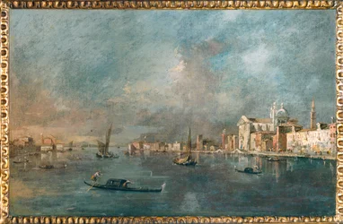 Blick auf den Giudecca-Kanal und die Zattere