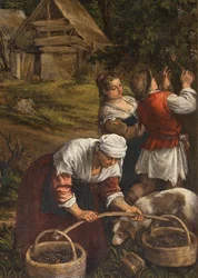 Ernte (Moses empfängt die Zehn Gebote) (Detail)