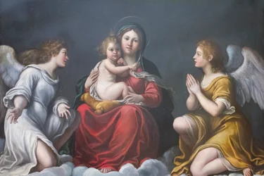 Madonna mit Kind und Engeln
