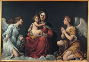 Madonna mit dem Kind und Engeln