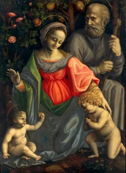Madonna und Kind mit dem Heiligen Josef und dem kleinen Heiligen Johannes