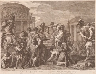 Camillus rettet Rom vor Brennus