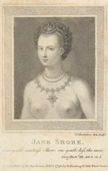 Jane Shore: Gebt der sanften Herrin Shore noch einen sanften Kuss mehr, Shakespeare,..., 1. Februar 1790.