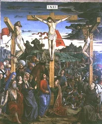 Kreuzigung mit St. Hieronymus und St. Franziskus