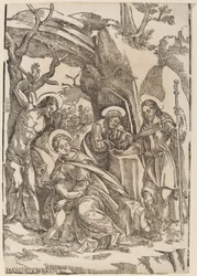 Die Heilige Familie mit Heiligem Sebastian und Heiligem Rochus