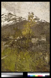 Erster Schnee oder Landschaft, 1889