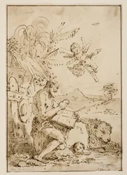 St. Hieronymus in der Wildnis