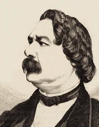 Porträt des Komponisten Enrico Petrella 1813-1877