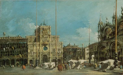 Der Uhrturm am Markusplatz