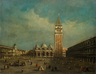Die Piazza San Marco in Venedig