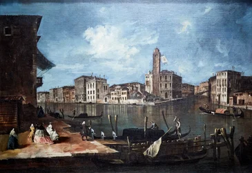 Venedig, Der Canal Grande mit San Geremia, Palazzo Labia und dem Eingang zum Cannaregio