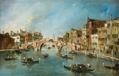 Ansicht des Cannaregio-Kanals, Venedig, ca. 1775-1780
