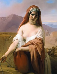 Rebekka am Brunnen, 1848
