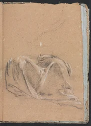 Verona Skizzenbuch: Draperiestudie Seite 35, 1760