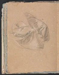 Verona Skizzenbuch: Draperiestudie Seite 50, 1760