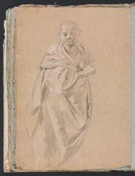 Verona Skizzenbuch: Stehender Mönch Seite 52, 1760