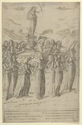 Der Triumph der Keuschheit, ca. 1480-90