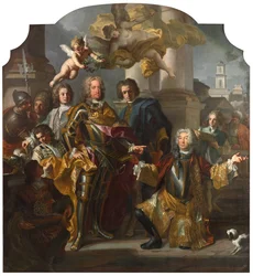 Kaiser Karl VI. und Gundacker, Graf Althann