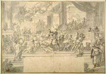 Heliodorus aus dem Tempel vertrieben