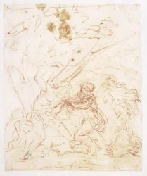 Der heilige Sebastian wird von der heiligen Irene gepflegt